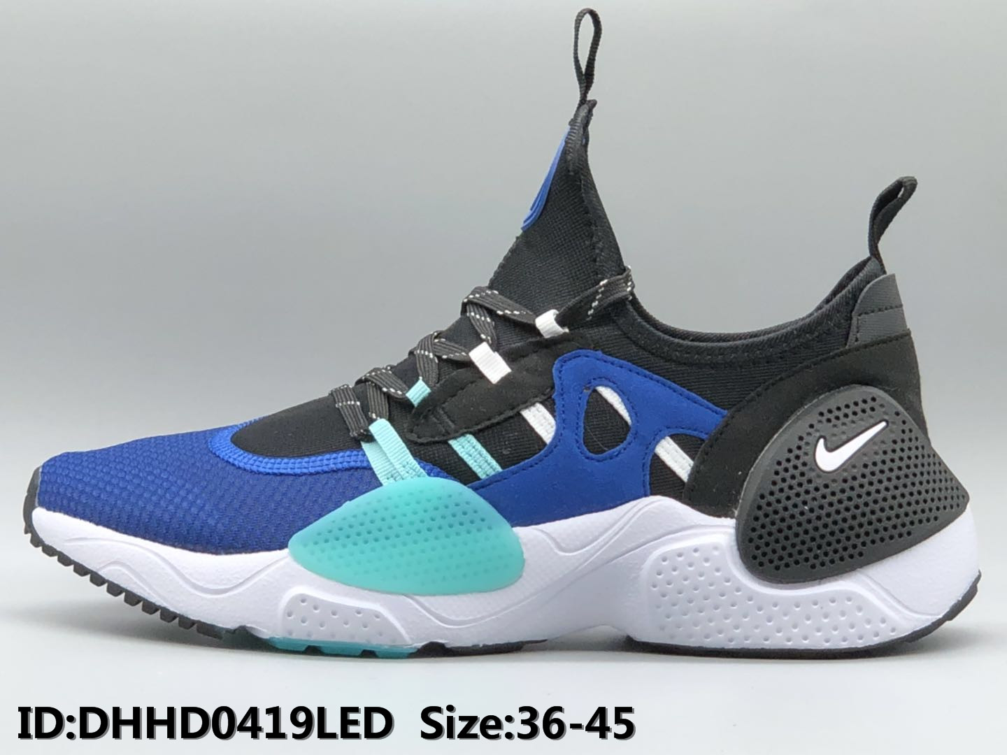 2019 Nike Air Huarache VII Blue Black Shoes